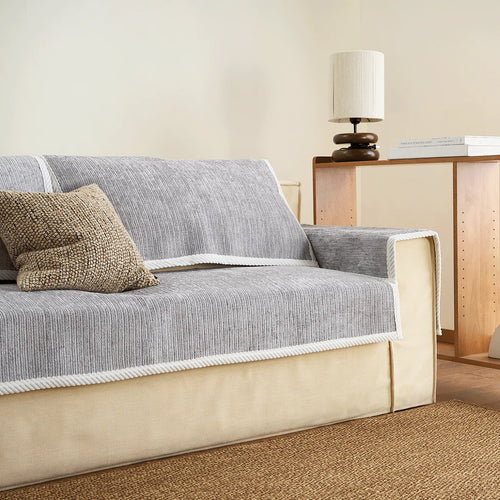 Plush Sofa Topper - Cord Rib