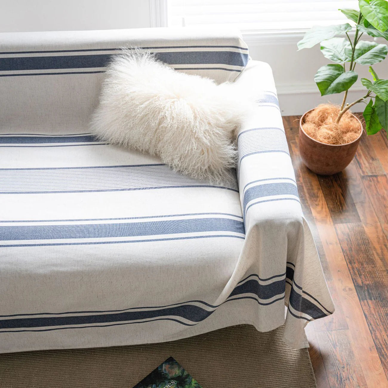 Woven Sofa Throw - Marina