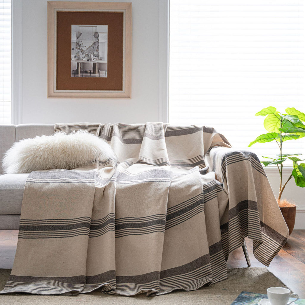 Woven Sofa Throw - Marina
